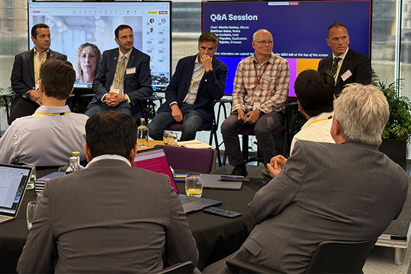 Panel discussion featuring attendees from the workshop